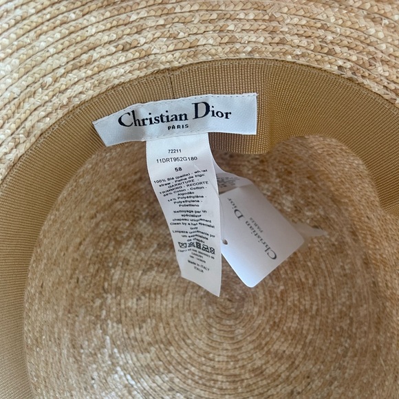 Dior RESORT SMALL BRIM HAT-Size 58 - Picture 5 of 6